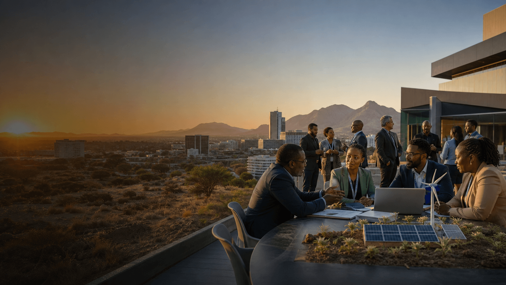 African research and policy leaders collaborating in Windhoek